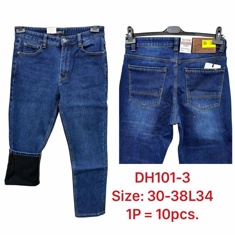 Spodnie jeansy meskie Roz 30-38, 1 Kolor Paczka 10 szt